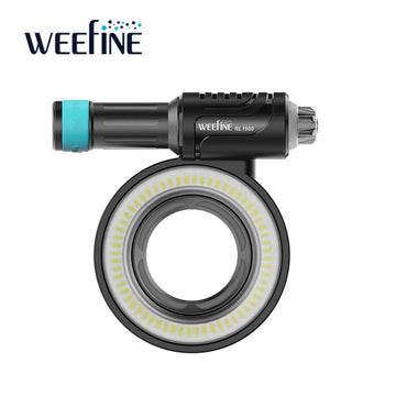 Weefine WF108 Ring Light 1500 Lumen for Olympus Tough TG7/6/5 Camera Scuba Diving Underwater Photography